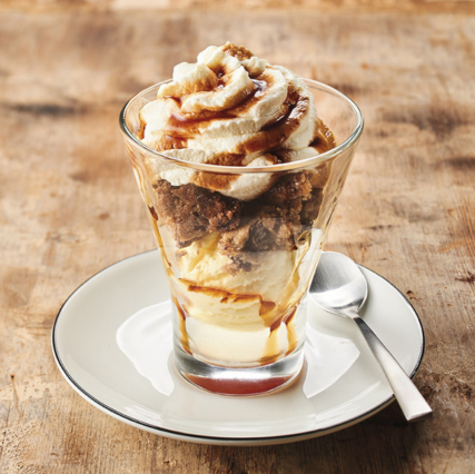 Coupe Vanille Cookie Caramel